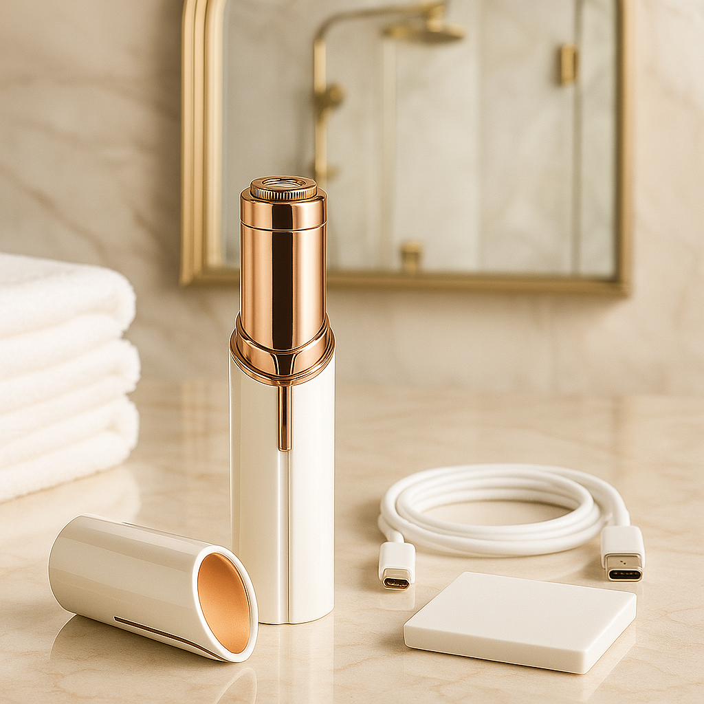 Depiladora Facial + Cepillo Alisador